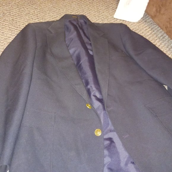 Haggar Black Suit Jacket XL - Picture 2 of 2